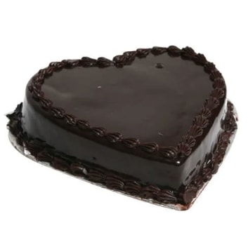 4-5 Kişilik Yaş Pasta - Çikolatalı Kalp ve Nemli Lezzet pasta