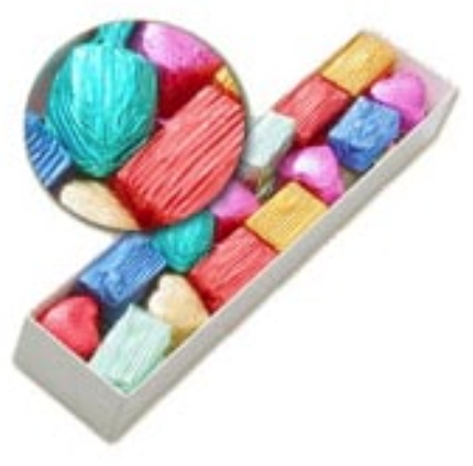 500 Gr Yaldız Kaplı Çikolata pasta