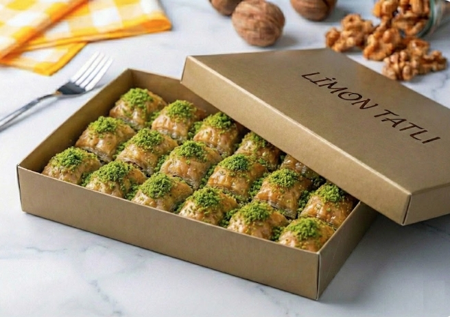 Damak Çatlatan 1000 Gr Fıstıklı Baklava pasta