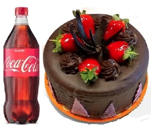 Pürüzsüz Dış Kaplamalı Çikolatalı Pasta Seti pasta