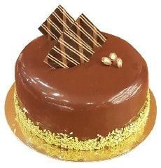 Taptaze Sade Çikolatalı Küçük Pasta (2-3 Kişilik) pasta