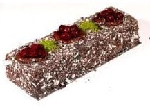 Taze Vişne ve Çikolata Uyumu 4-6 Kişilik Vişneli Baton pasta